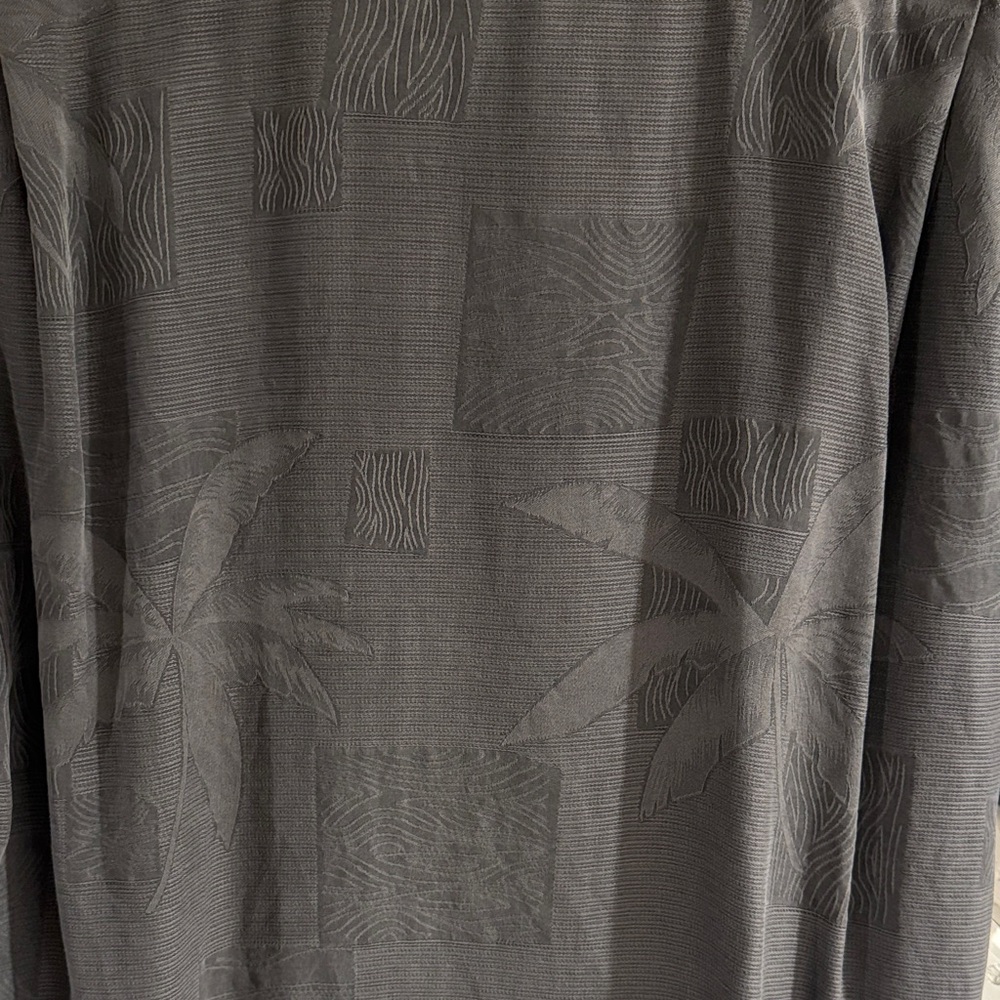 Tommy Bahama Charcoal Textured Shirt - Picture 4 of 4